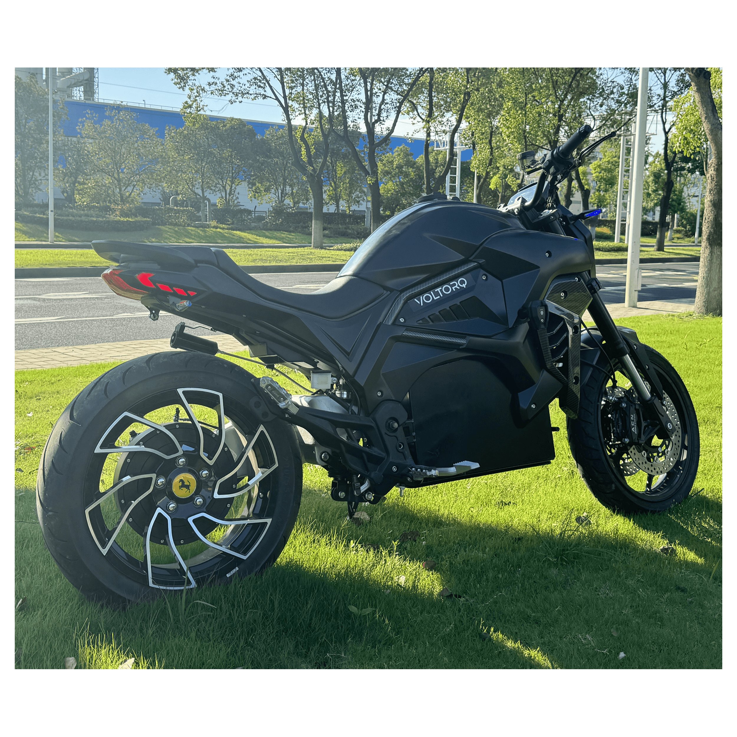 High-Speed 8000W Lithium Battery 160KM/H Speed Racing Electric Motorcycle